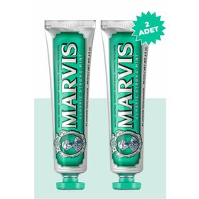 Marvis Classic Strong Mint 85 ml 2 Adet Yoğun Naneli Diş Macunu