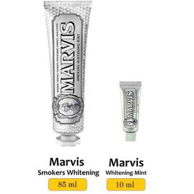 Marvis Smokers Whitening Mint 85 ml + Whitening Mint 10 ml Diş Macunu