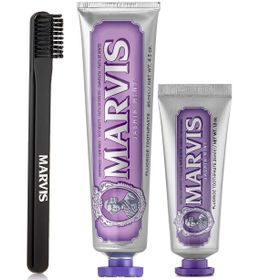 Marvis Yasemin 3'lü 85 ml + 25 ml Diş Macunu + Marvis Orta Sert Diş Fırçası