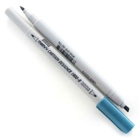 Marvy 056 Dull Blue Fırça Uçlu Marker Kalem