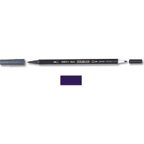 Marvy 1800-107 Acı Patlıcan Çift Uçlu Brush Pen Fırça Kalem