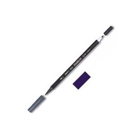 Marvy 1800-107 Brush Pen Çift Uçlu Eggplant Fırça Kalem