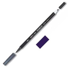 Marvy 1800-107 Brush Pen Çift Uçlu Eggplant Fırça Kalem