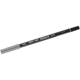 Marvy 1800-12 Gri Çift Uçlu Brush Pen Fırça Kalem