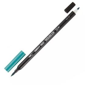 Marvy 1800-14 Turkuaz Çift Uçlu Brush Pen Fırça Kalem