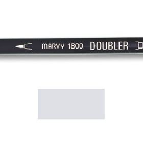 Marvy 1800-26 Gümüş Çift Uçlu Brush Pen Fırça Kalem