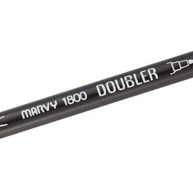 Marvy 1800-26 Gümüş Çift Uçlu Brush Pen Fırça Kalem