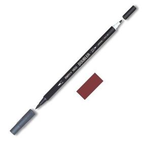 Marvy 1800-28 Ingiliz Kırmızısı Çift Uçlu Brush Pen Fırça Kalem