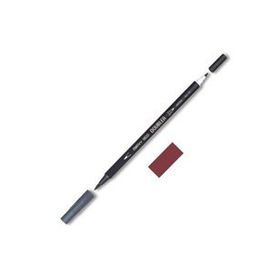 Marvy 1800-28 Ingiliz Kırmızısı Çift Uçlu Brush Pen Fırça Kalem