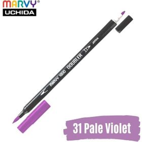 Marvy 1800-31 Brush Pen Çift Uçlu Pale Fırça Kalem