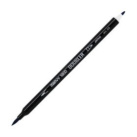 Marvy 1800-33 Brush Pen Çift Uçlu Oriental Blue Fırça Kalem