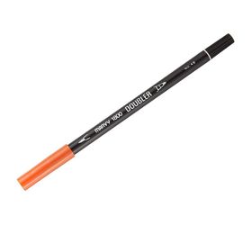 Marvy 1800-49 Parlak Kırmızı Çift Uçlu Brush Pen Fırça Kalem