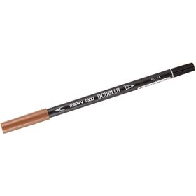 Marvy 1800-54 Yanık Ombra Çift Uçlu Brush Pen Fırça Kalem