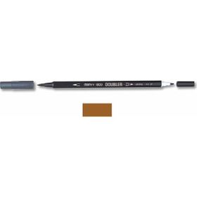 Marvy 1800-6 Kahverengi Çift Uçlu Brush Pen Fırça Kalem