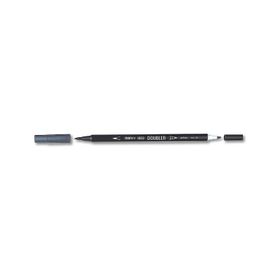 Marvy 1800-60 Misk Mavisi Çift Uçlu Brush Pen Fırça Kalem