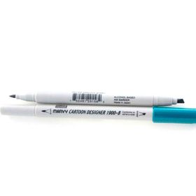 Marvy 1900B-S-58 Peacock Green Grafik Markör Kalem