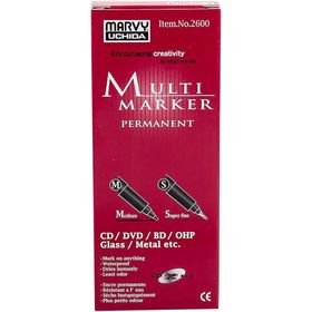 Marvy 2600M-2 Kırmızı 12'li Asetat Kalemi
