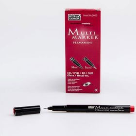 Marvy 2600S-2 Kırmızı 12'li Asetat Kalemi