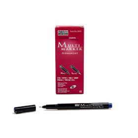 Marvy 2600S-3 Mavi OHP Permanant Asetat Kalemi