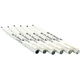 Marvy 4600 Gri 6'lı Brush Markör Kalem