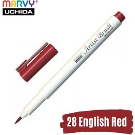 Marvy Artist Brush 1100-28 English Red Fırça Uçlu Kalem