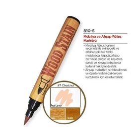 Marvy Wood Stain Kestane Chestnut Ahşap Rötuş Kalemi