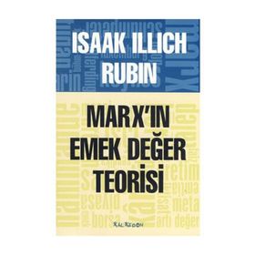 MARXIN EMEK DEĞER TEORISI - ISAAK ILLICH RUBIN