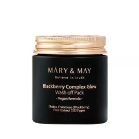 Mary & May Blackburry Complex Glow Wash off Pack Nemlendirici ve Aydınlatıcı 125 gr Cilt Bakım Maskesi