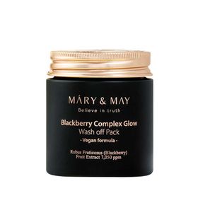 Mary & May Blackburry Complex Glow Wash off Pack Nemlendirici ve Aydınlatıcı 125 gr Cilt Bakım Maskesi