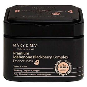 Mary & May Premium Idebenone Blackberry Complex 20x250 gr Aydınlatıcı Maske