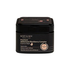 Mary & May Premium Idebenone Blackberry Complex 20x250 gr Aydınlatıcı Maske