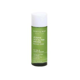 Mary & May Vegan Cica Tea Tree AHA PHA 30 ml Arındırıcı Temizleyici Tonik