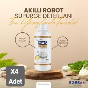 Mas 1 lt Nergis Kokulu Robot Süpürge Deterjanı