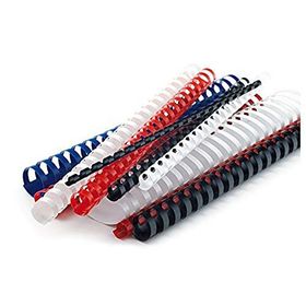Mas 130000810401 10 mm Çapında Plastik Spiral, Beyaz 65 Sayfa Kapasiteli Beyaz