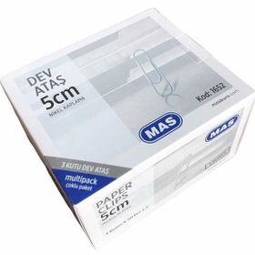 Mas 1652 Multipack Standart Nikel Kaplı 5 cm 3 x 50 = 150 Adet Dev Ataş
