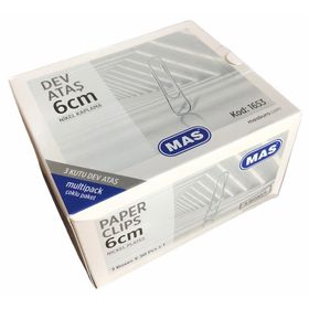 Mas 1653 6 cm 3 x 30 = 90 Adet Multipack Nikel Kaplı Dev Battal Ataş