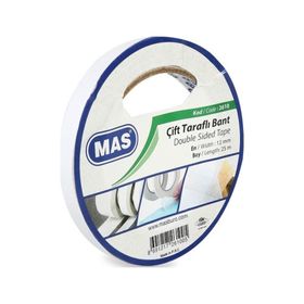 Mas 2610 12 mm x 25 mt Çift Taraflı Bant