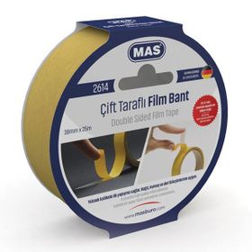 Mas 2614 38 mm x 25 m Çift Taraflı Bant