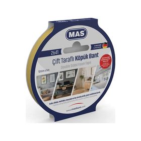 Mas 2641 12 mm x 5 m Çift Taraflı Köpük Bant