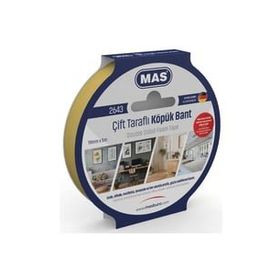 Mas 2643 19 mm x 5 m Çift Taraflı Köpük Bant
