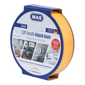 Mas 2644 25x5 mt Çift Taraflı Köpük Bant