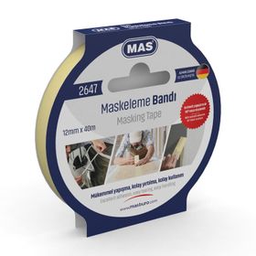 Mas 2647 12 mm 40 mt Maskeleme Bandı