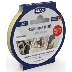 Mas 2647 12 mm 40 mt Maskeleme Bandı