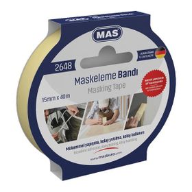 Mas 2648 15 mm x 40 m Maskeleme Bandı
