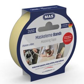 Mas 2650 25 mm 40 m Maskeleme Bandı