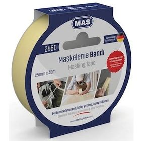 Mas 2650 25 mm 40 mt Maskeleme Bandı
