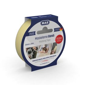 Mas 2650 25 mm 40 mt Maskeleme Bandı