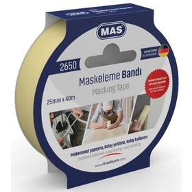 Mas 2650 25 mm 40 mt Maskeleme Bandı