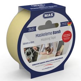 Mas 2651 38 mm 40 mt Maskeleme Bandı