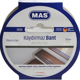 Mas 2654 25 mm x 5 mt Siyah Kaydırmaz Bant